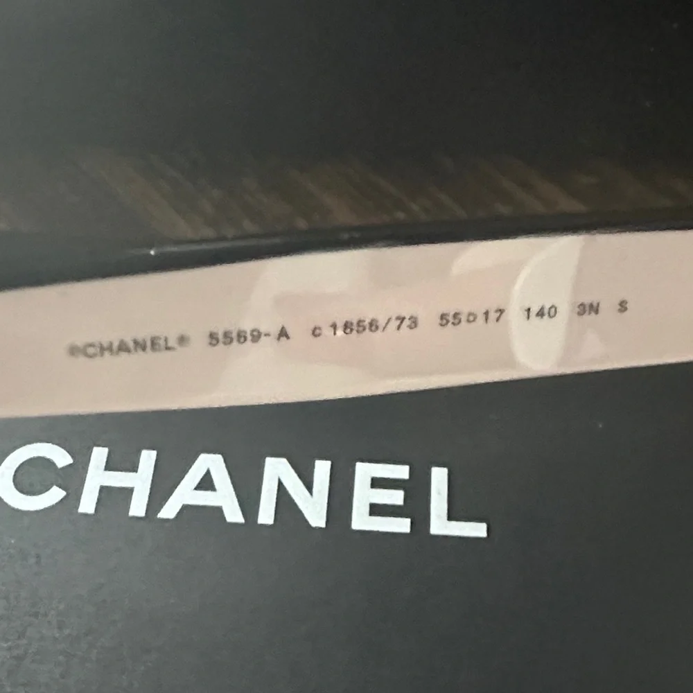 CHANEL White Frame Sunglasses with Brown Lenses - Women's Designer Shades